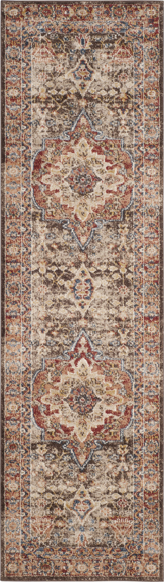 Safavieh Bijar BIJ652D Brown/Rust Area Rug 