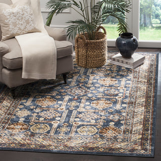 Safavieh Bijar BIJ653B Royal/Ivory Area Rug  Feature