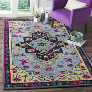 Safavieh Bellagio 506 Light Blue/Multi Area Rug Room Scene Feature