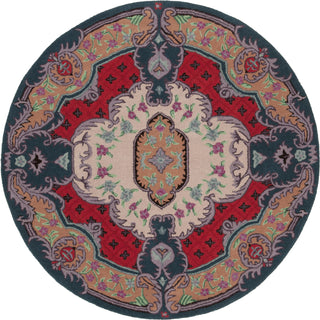 Safavieh Bellagio 535 Ivory/Pink Area Rug Round