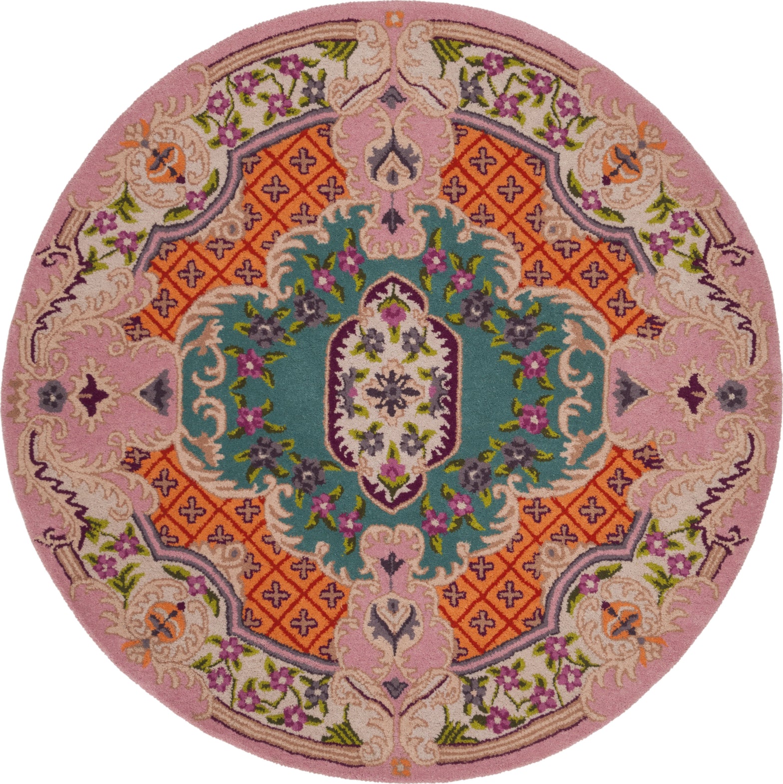 Safavieh Bellagio 535 Ivory/Pink Area Rug – Incredible Rugs and Decor