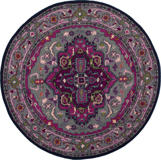 Safavieh Bellagio 541 Grey/Pink Area Rug Round