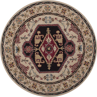 Safavieh Bellagio 549 Beige/Black Area Rug Round