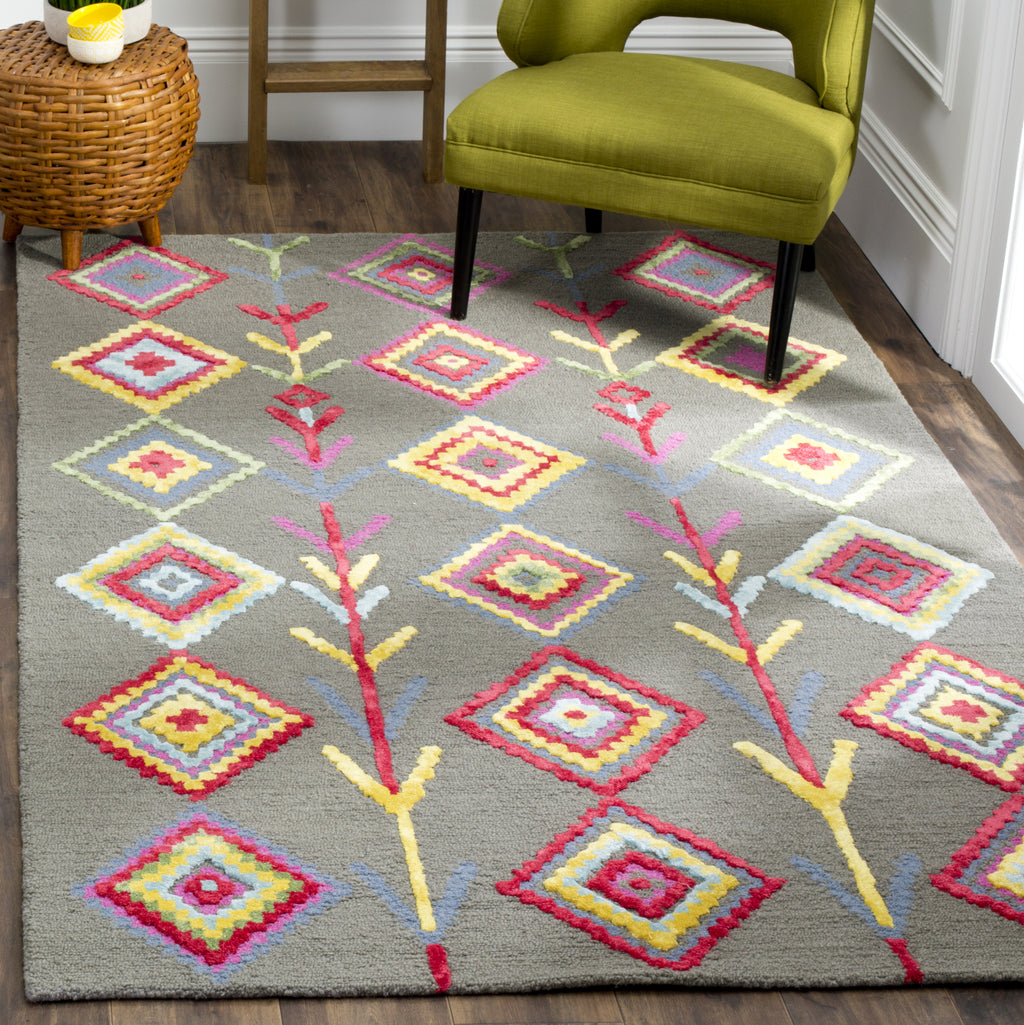 Safavieh Bellagio 551 Dark Grey/Multi Area Rug – Incredible Rugs and Decor