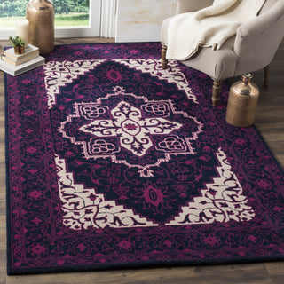 Safavieh Bellagio 597 Purple/Ivory Area Rug Room Scene Feature