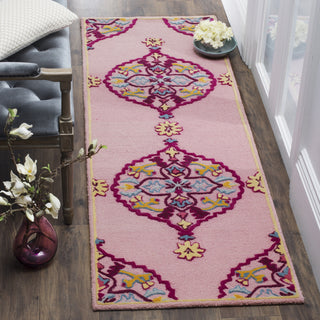 Safavieh Bellagio 605 Pink/Multi Area Rug Room Scene Feature