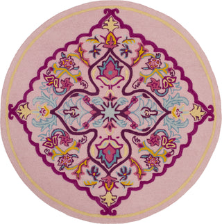 Safavieh Bellagio 605 Pink/Multi Area Rug Round