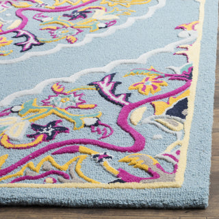 Safavieh Bellagio 605 Light Blue/Multi Area Rug Detail