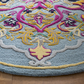 Safavieh Bellagio 605 Light Blue/Multi Area Rug Detail