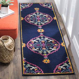 Safavieh Bellagio 605 Navy Blue/Multi Area Rug Room Scene