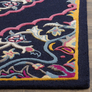 Safavieh Bellagio 605 Navy Blue/Multi Area Rug Detail