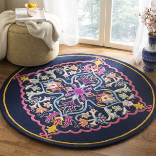 Safavieh Bellagio 605 Navy Blue/Multi Area Rug Room Scene