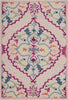 Safavieh Bellagio 605 Light Pink/Multi Area Rug 
