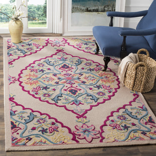 Safavieh Bellagio 605 Light Pink/Multi Area Rug Room Scene Feature