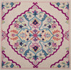 Safavieh Bellagio 605 Light Pink/Multi Area Rug Square