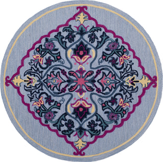 Safavieh Bellagio 605 Blue/Multi Area Rug Round