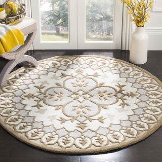 Safavieh Bellagio 610 Ivory/Dark Beig Area Rug Room Scene