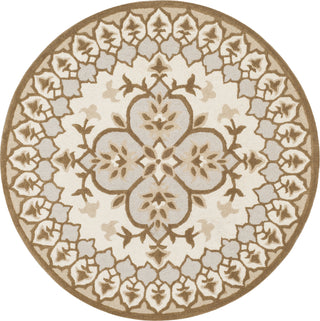 Safavieh Bellagio 610 Ivory/Dark Beig Area Rug Round