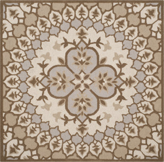 Safavieh Bellagio 610 Ivory/Dark Beig Area Rug Square