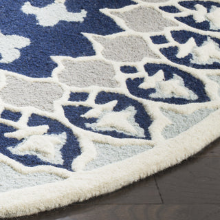 Safavieh Bellagio 610 Navy Blue/Ivory Area Rug Detail