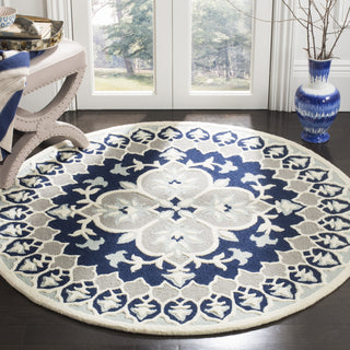 Safavieh Bellagio 610 Navy Blue/Ivory Area Rug Room Scene Feature