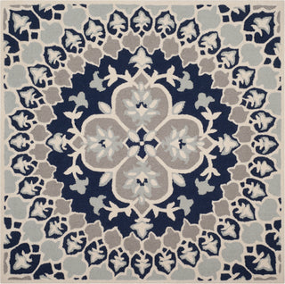 Safavieh Bellagio 610 Navy Blue/Ivory Area Rug Square