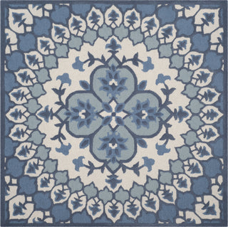 Safavieh Bellagio 610 Ivory/Blue Area Rug Square