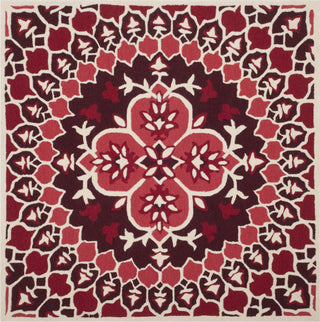 Safavieh Bellagio 610 Red/Ivory Area Rug Square