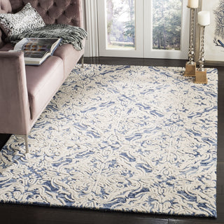 Safavieh Blossom 103 Blue/Ivory Area Rug Room Scene Feature