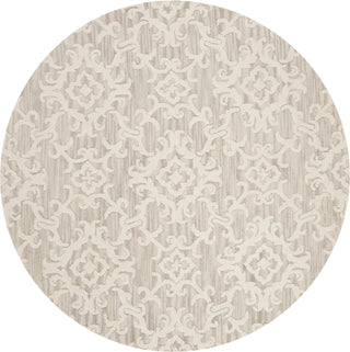 Safavieh Blossom 104 Grey/Ivory Area Rug Round