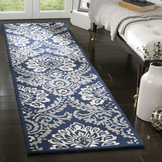 Safavieh Blossom 106 Navy/Ivory Area Rug Room Scene Feature