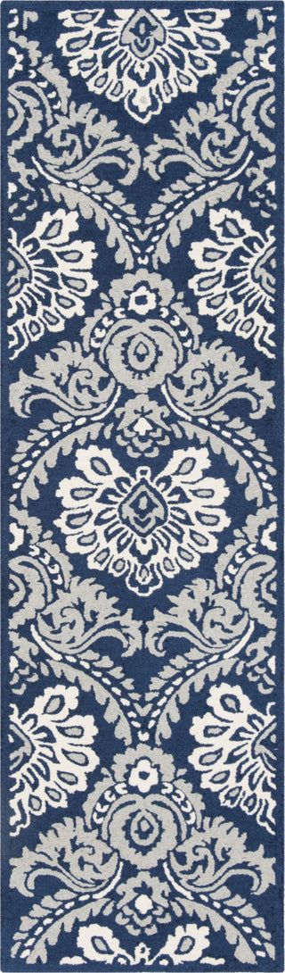 Safavieh Blossom 106 Navy/Ivory Area Rug Runner