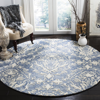 Safavieh Blossom 107 Blue/Ivory Area Rug Room Scene Feature