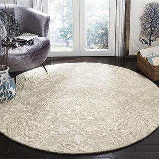 Safavieh Blossom 107 Sage/Ivory Area Rug Room Scene