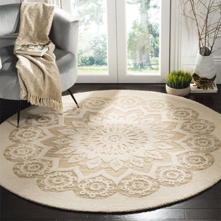 Safavieh Blossom 108 Ivory/Beige Area Rug Room Scene