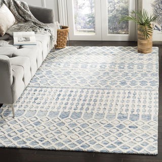 Safavieh Blossom 110 Blue/Ivory Area Rug Room Scene Feature