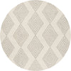 Safavieh Blossom 111 Ivory/Silver Area Rug Round
