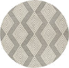 Safavieh Blossom 111 Dark Grey/Ivory Area Rug Round