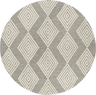 Safavieh Blossom 111 Dark Grey/Ivory Area Rug Round