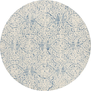 Safavieh Blossom 112 Blue/Ivory Area Rug Round