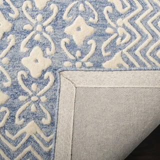 Safavieh Blossom 114 Blue/Ivory Area Rug Backing