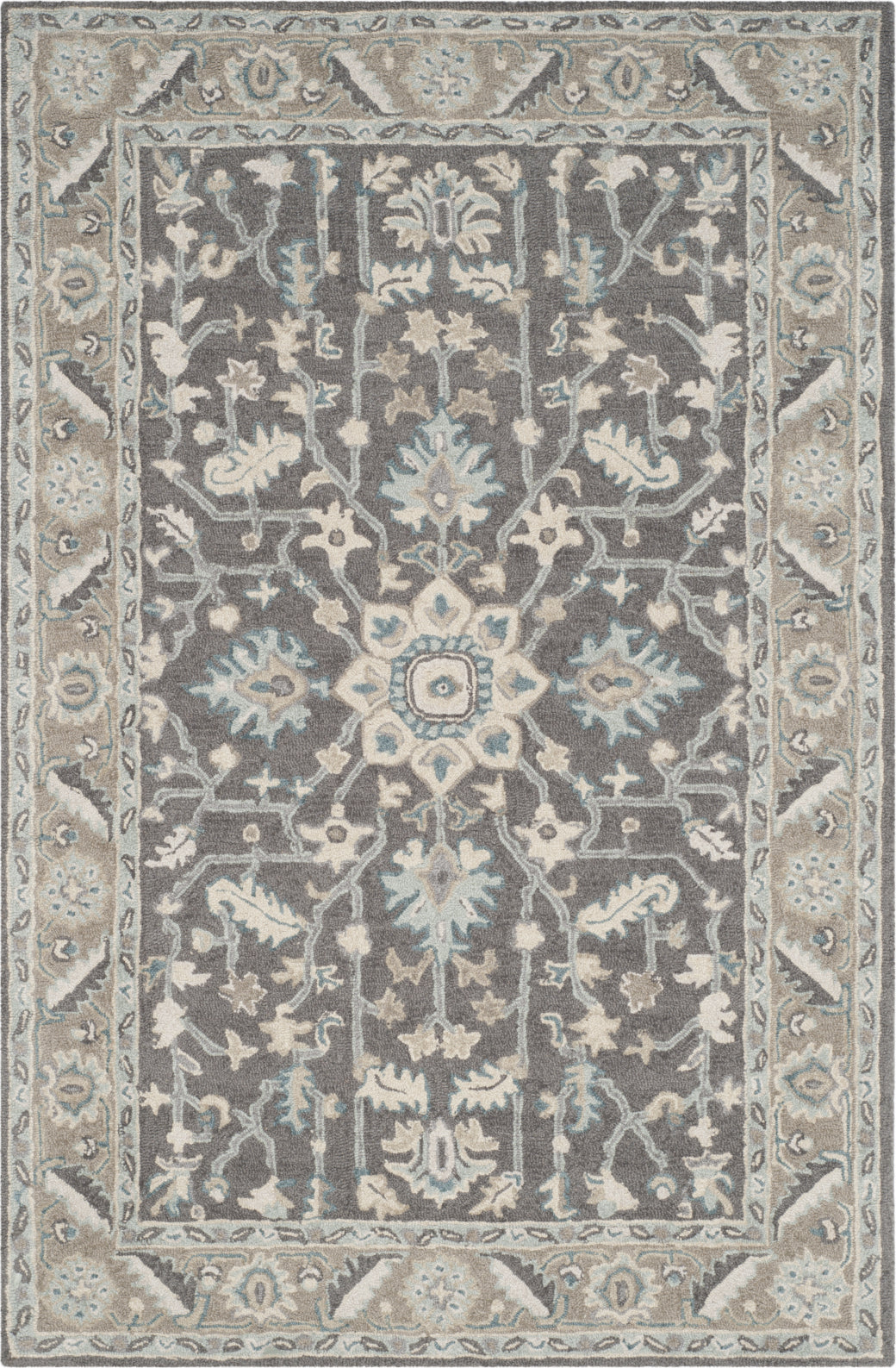 Safavieh Blossom 217 Dark Grey/Light Brown Area Rug main image