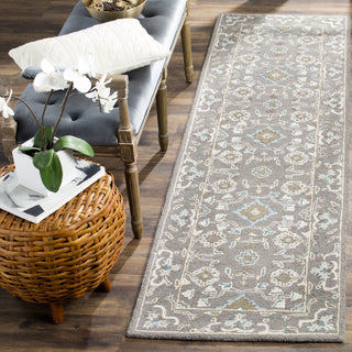 Safavieh Blossom 218 Grey Area Rug Room Scene