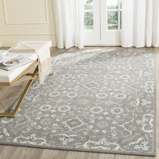 Safavieh Blossom 218 Grey Area Rug Room Scene Feature