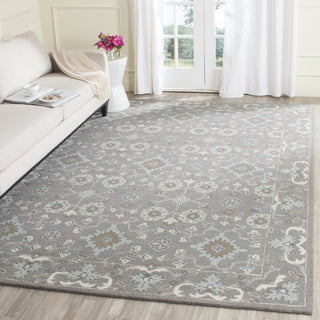 Safavieh Blossom 218 Grey Area Rug Room Scene