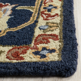 Safavieh Blossom 219 Navy Area Rug Detail