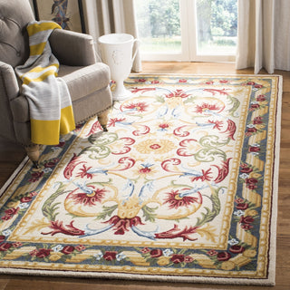 Safavieh Blossom 251 Ivory/Green Area Rug Room Scene Feature