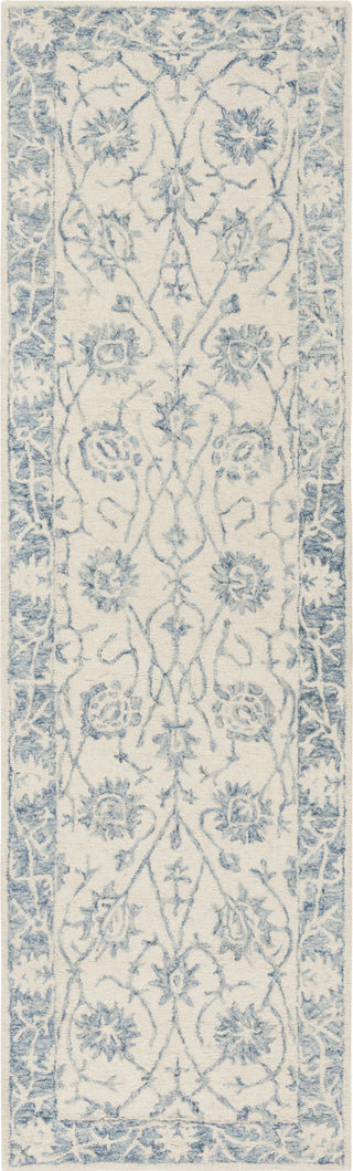 Safavieh Blossom 351 Ivory/Blue Area Rug Runner