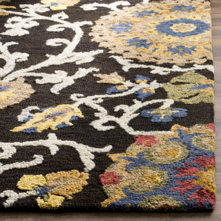 Safavieh Blossom 401 Charcoal/Multi Area Rug Detail