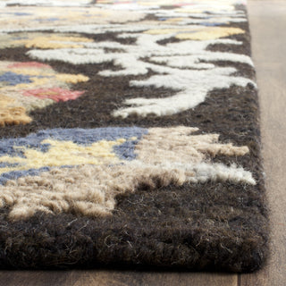 Safavieh Blossom 401 Charcoal/Multi Area Rug Detail